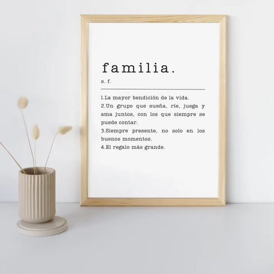 LÁMINA "FAMILIA"